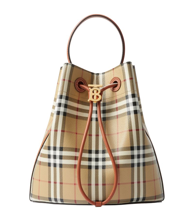 Burberry Burberry Small Burberry Check Tb Bucket Bag