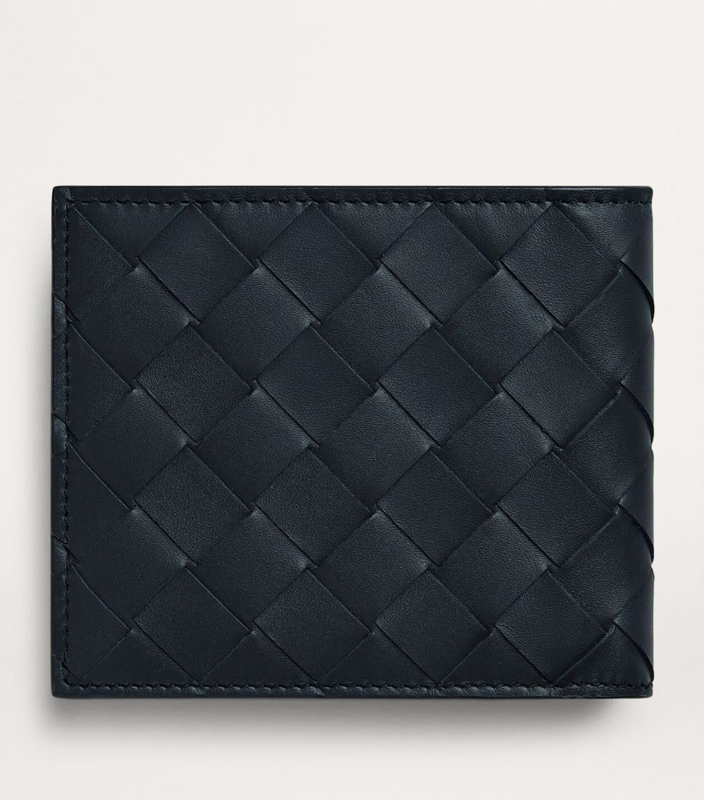 Bottega Veneta Bottega Veneta Leather Intrecciato Bifold Wallet