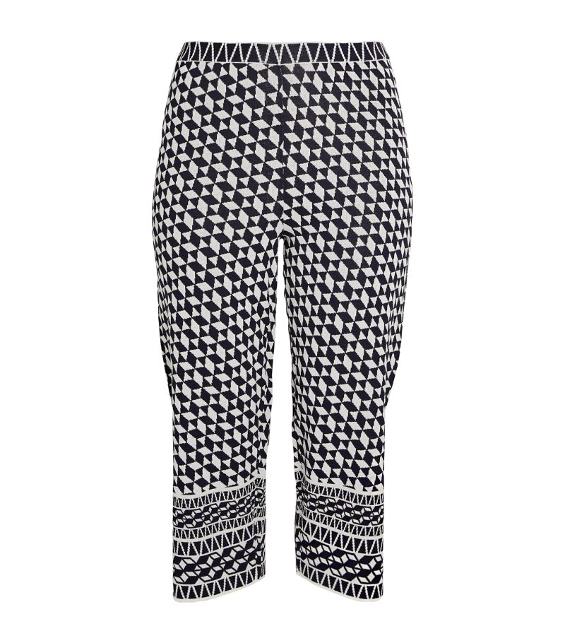 Marina Rinaldi Marina Rinaldi Op-Art Knitted Trousers