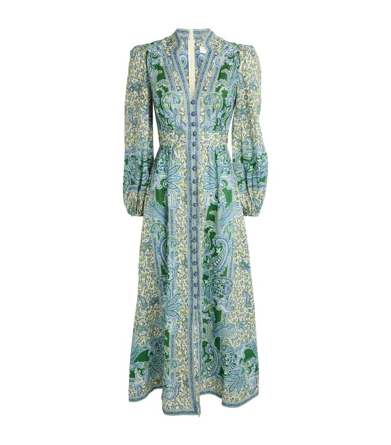 Zimmermann Zimmermann Linen Paisley Ottie Dress