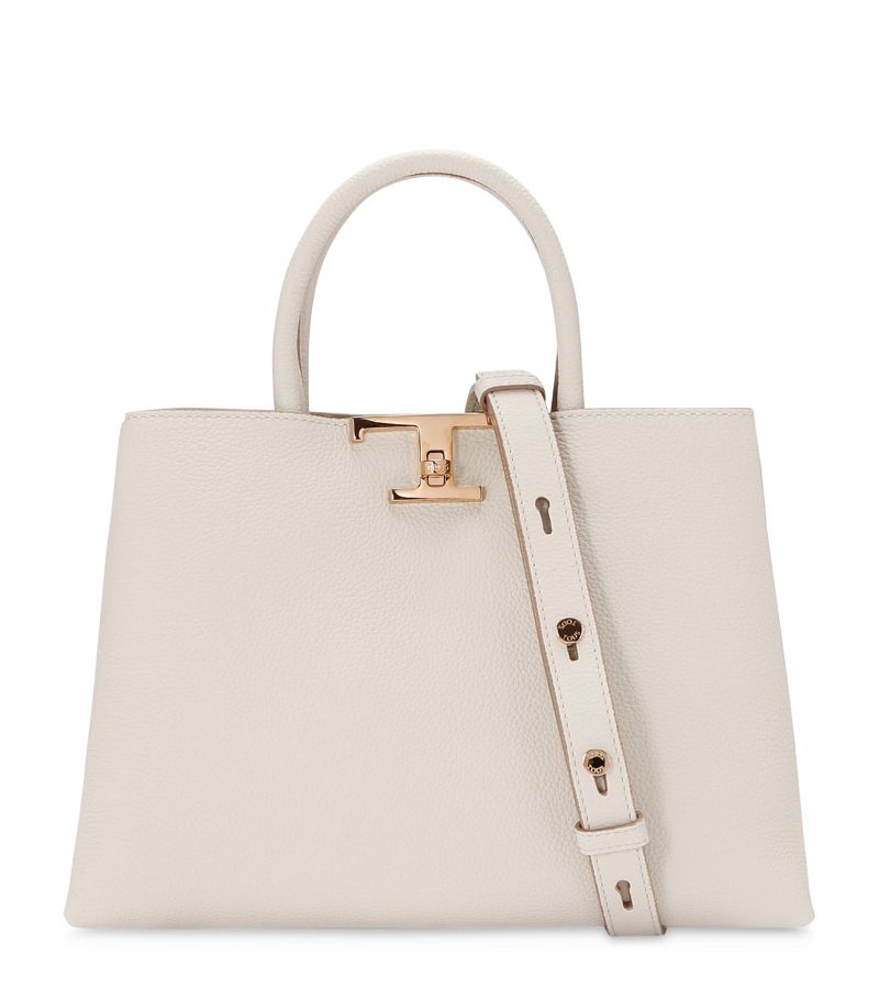 Tod's Tod'S Small Leather Timeless T Shoulder Bag