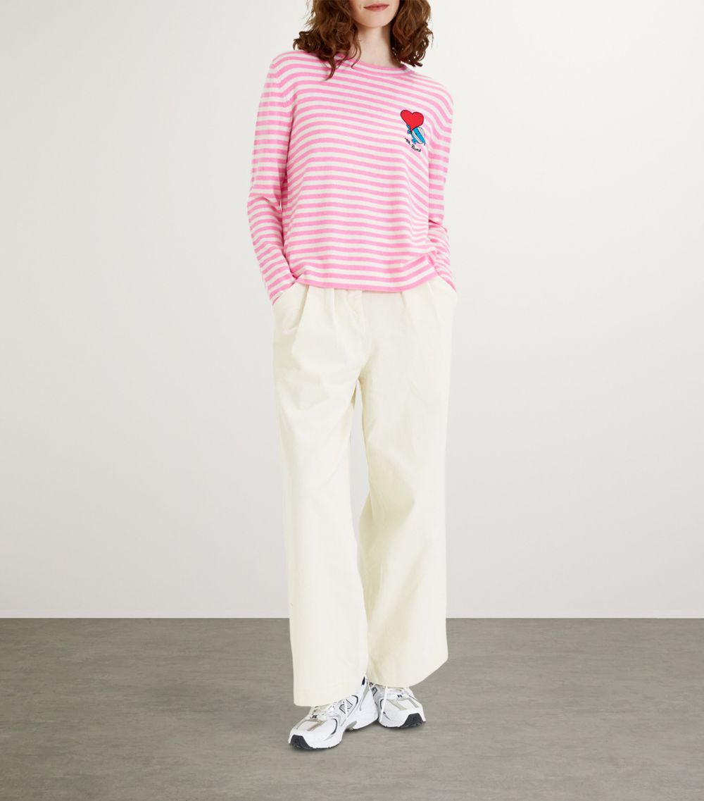 Chinti & Parker Chinti & Parker X Mr. Men Mr. Bump Heart Sweater