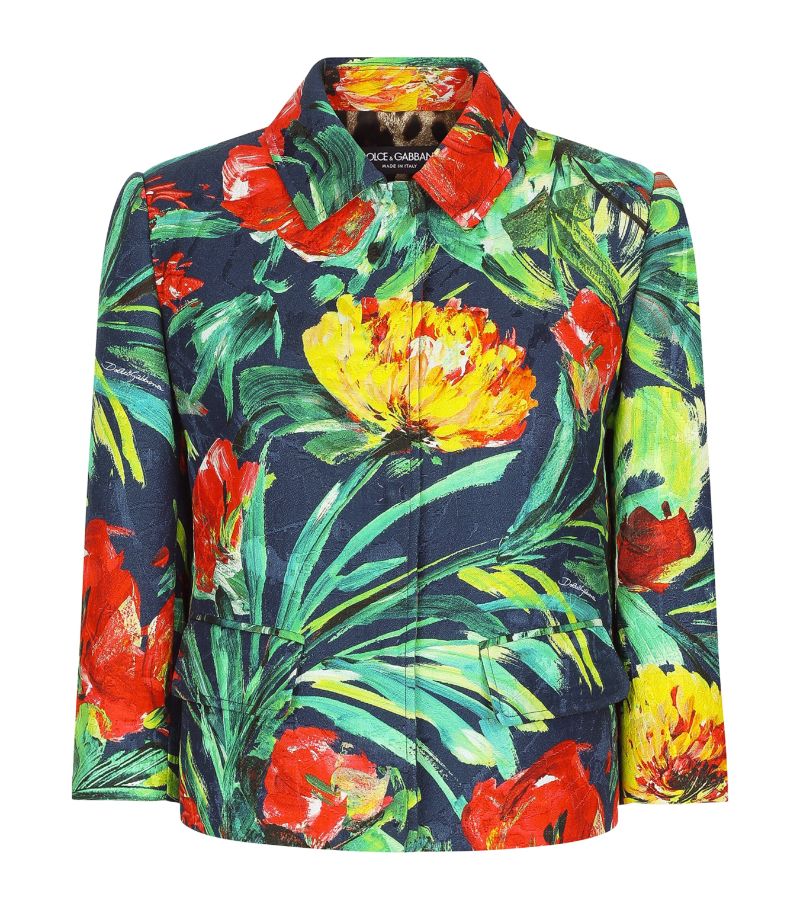 Dolce & Gabbana Dolce & Gabbana Cropped Floral Jacket