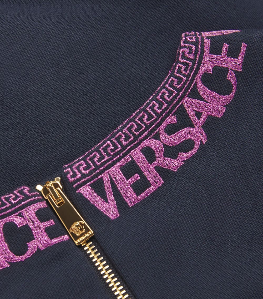 Young Versace Versace Kids Cotton Logo Sweatshirt (4-14 Years)