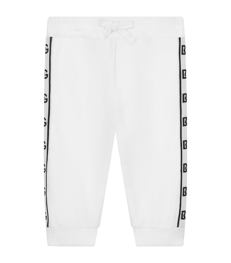 Dolce & Gabbana Dolce & Gabbana Kids Cotton Logo-Tape Sweatpants (3-30 Months)