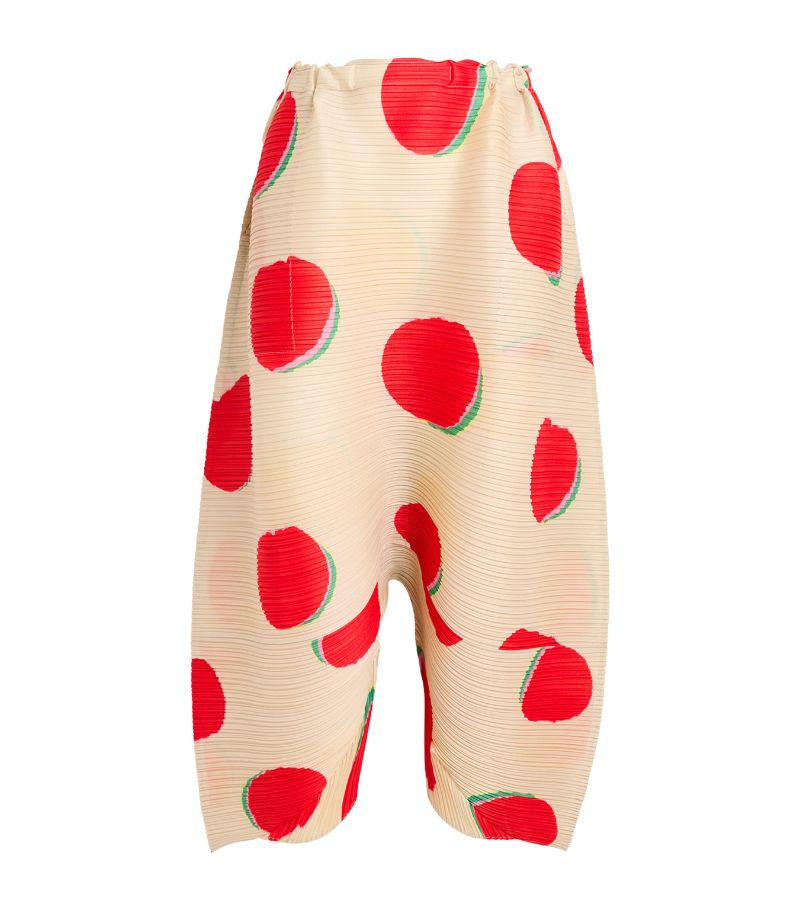 Pleats Please Issey Miyake Pleats Please Issey Miyake Bean Dots Cropped Trousers