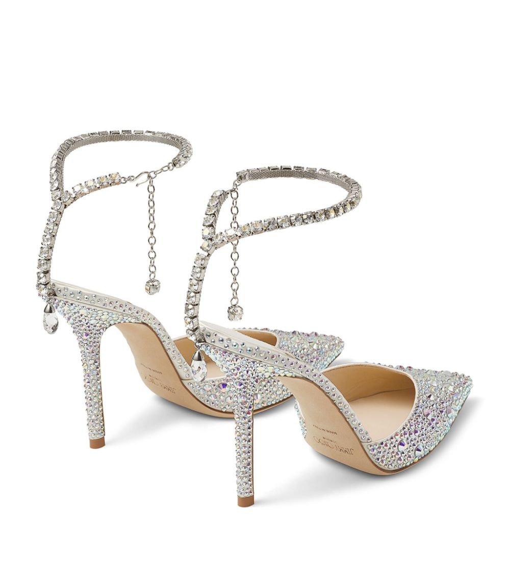 Jimmy Choo Jimmy Choo Saeda 100 Crystal Embellished Pumps