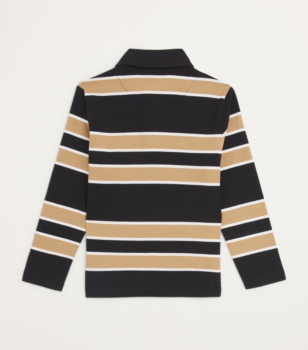 Boss Kidswear Boss Kidswear Striped Logo Polo Shirt (4-16 Years)