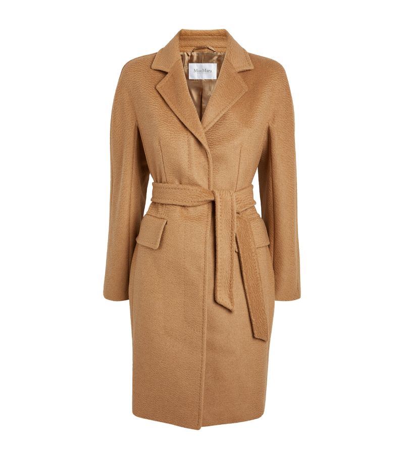 Max Mara Max Mara Camel Hair Belted Coat