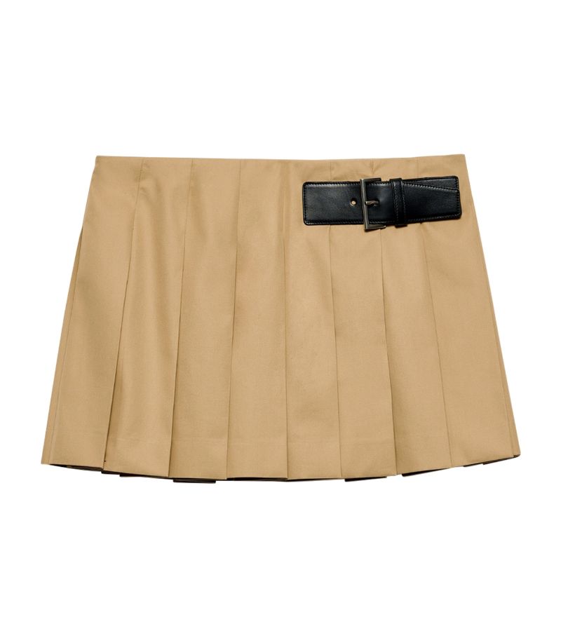 Prada Prada Cotton Twill Mini Skirt