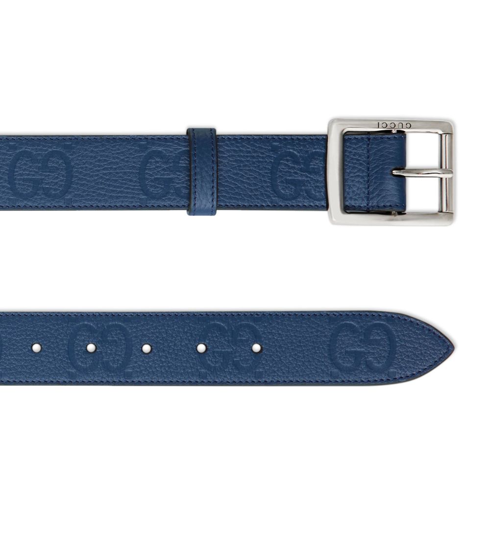 Gucci Gucci Leather Gg Belt