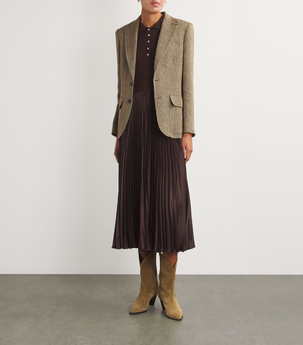 Polo Ralph Lauren Polo Ralph Lauren Wool-Silk-Cashmere Midi Dress