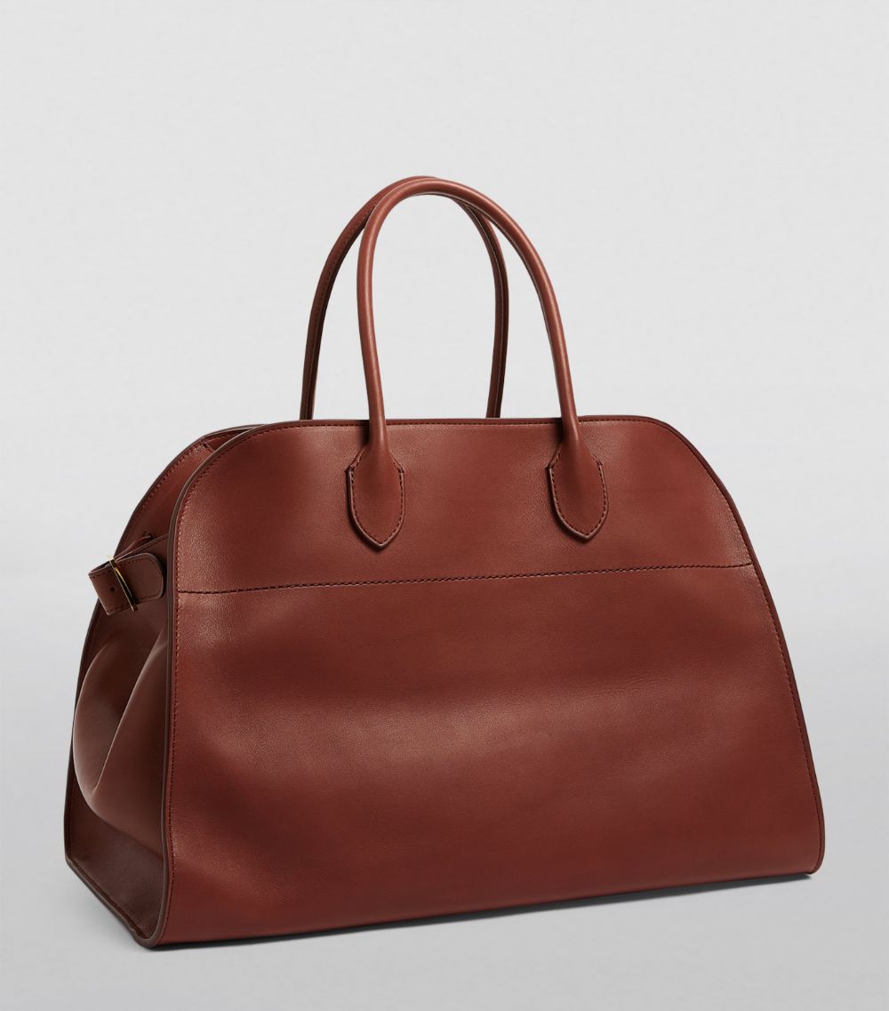 The Row The Row Leather Margaux 15 Top-Handle Bag