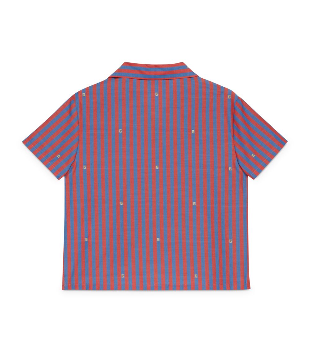 Gucci Gucci Kids Striped Baiadera Print Shirt (4-12 Years)