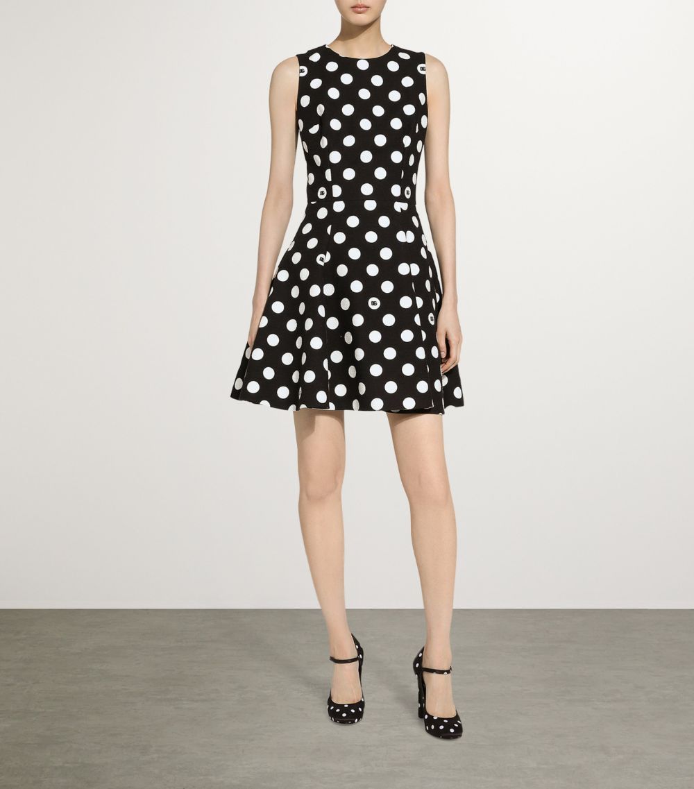 Dolce & Gabbana Dolce & Gabbana Polka-Dot Mini Dress