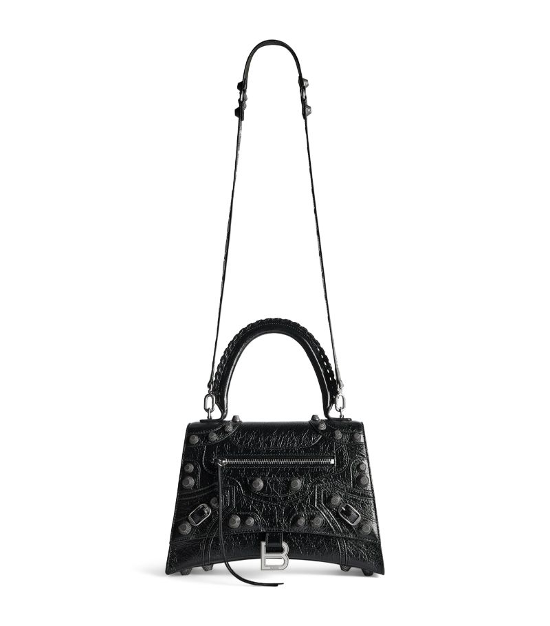Balenciaga Balenciaga Leather Hourglass X Le Cagole Top-Handle Bag