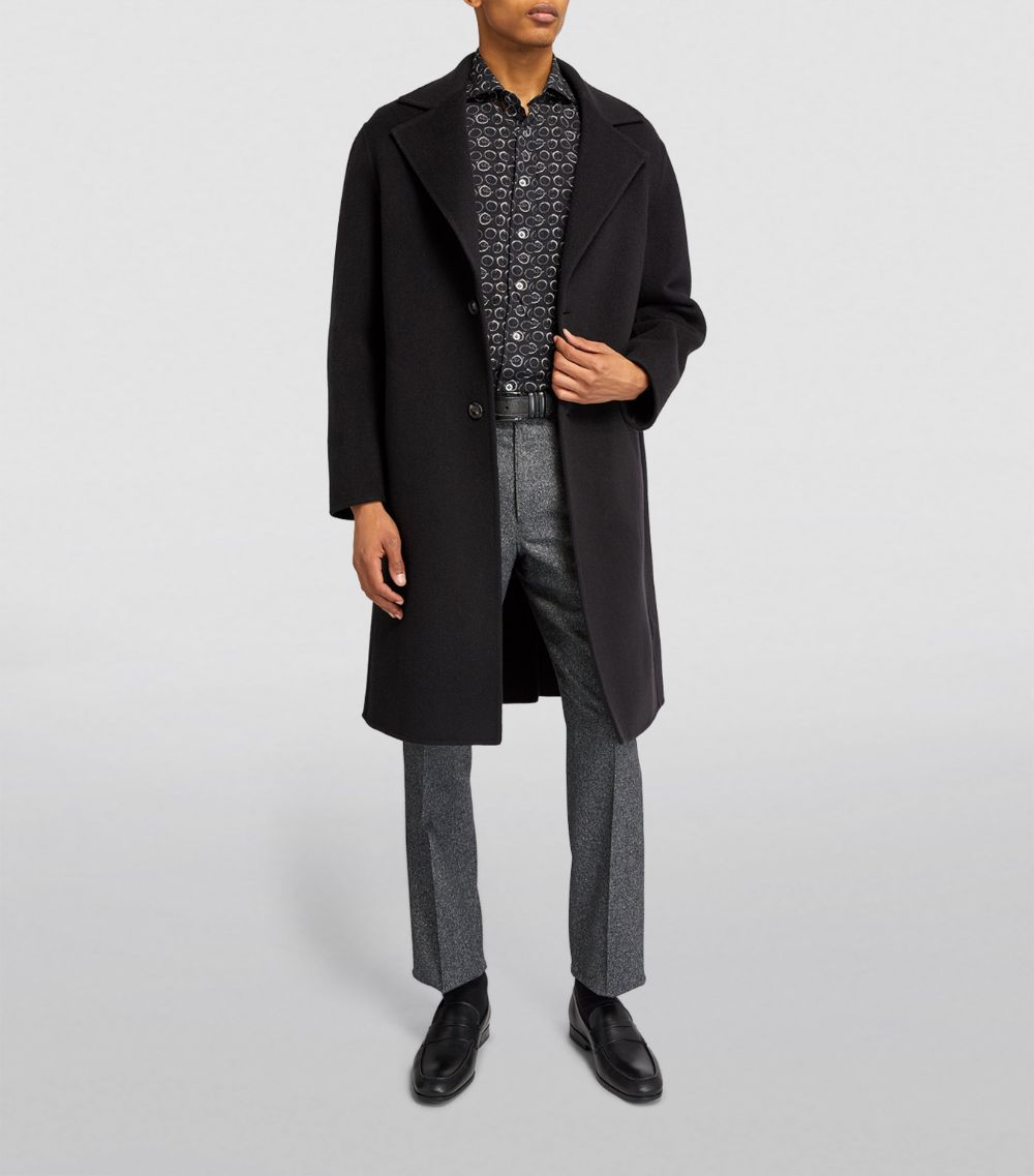 Lardini Lardini Wool-Cashmere Overcoat