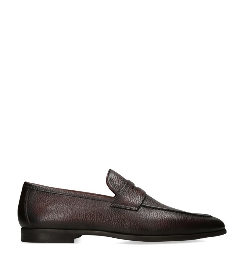 Magnanni Magnanni Grained-Leather Diezma Loafers