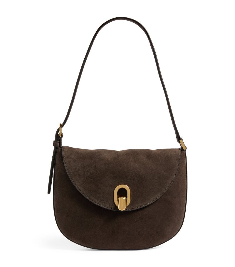 Savette Savette Small Suede Tondo Shoulder Bag