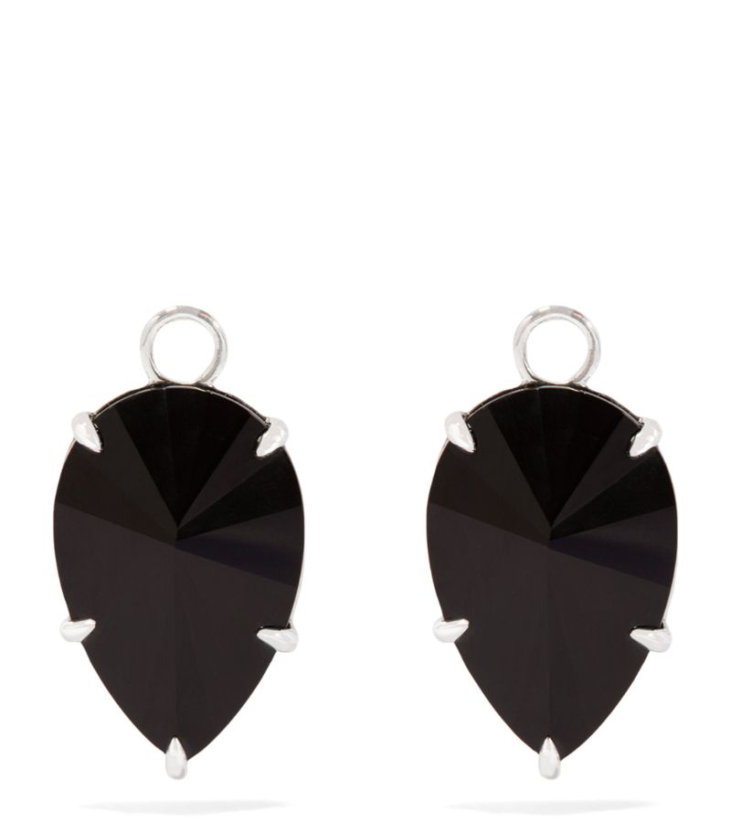 Annoushka Annoushka White Gold And Black Onyx Earring Drops