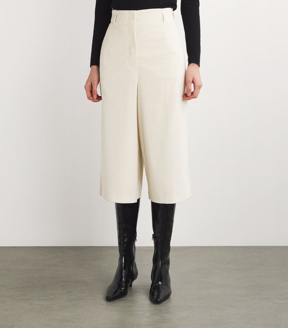 Max Mara Max Mara Corduroy Cropped Trousers