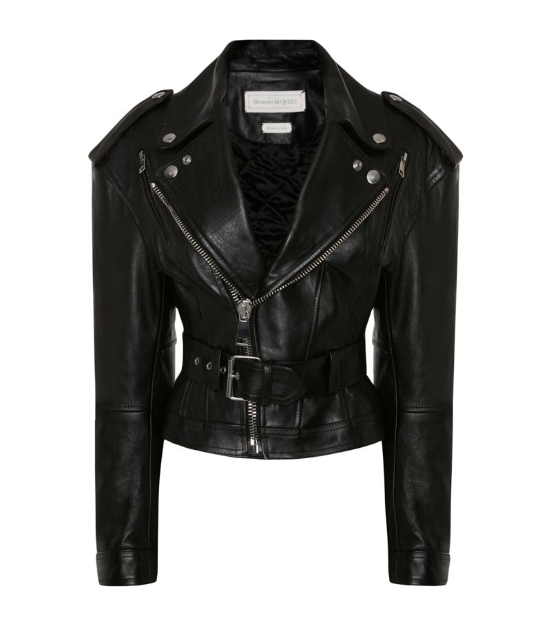 Alexander McQueen Alexander McQueen Leather Biker Jacket