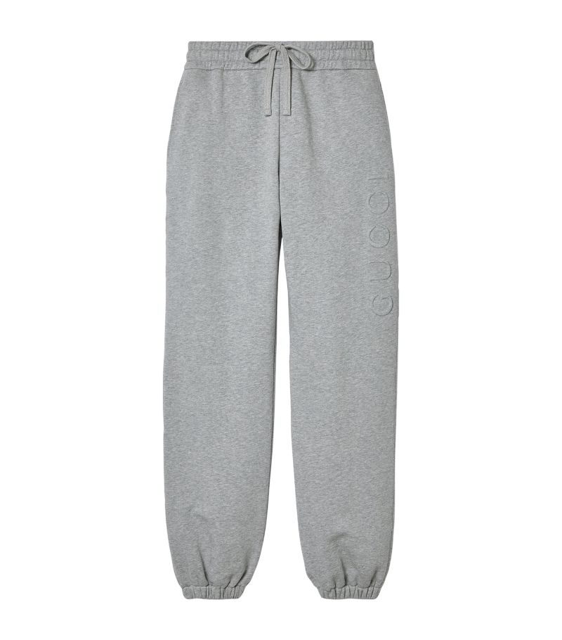 Gucci Gucci Cotton Jersey Logo Sweatpants