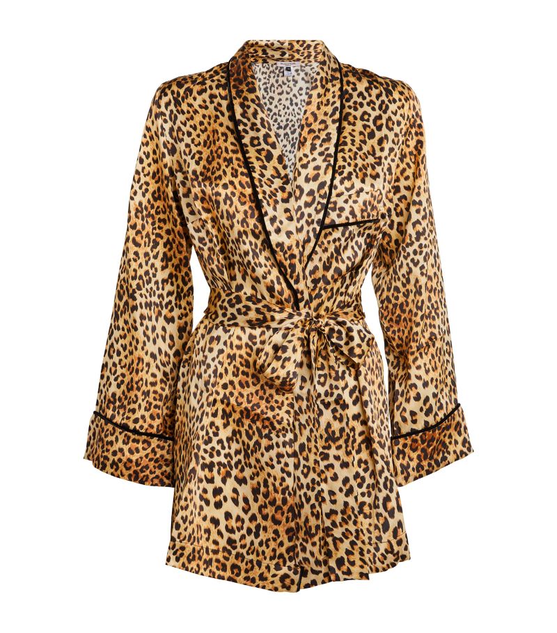 Gilda & Pearl Gilda & Pearl Silk Golden Hollywood Mini Robe