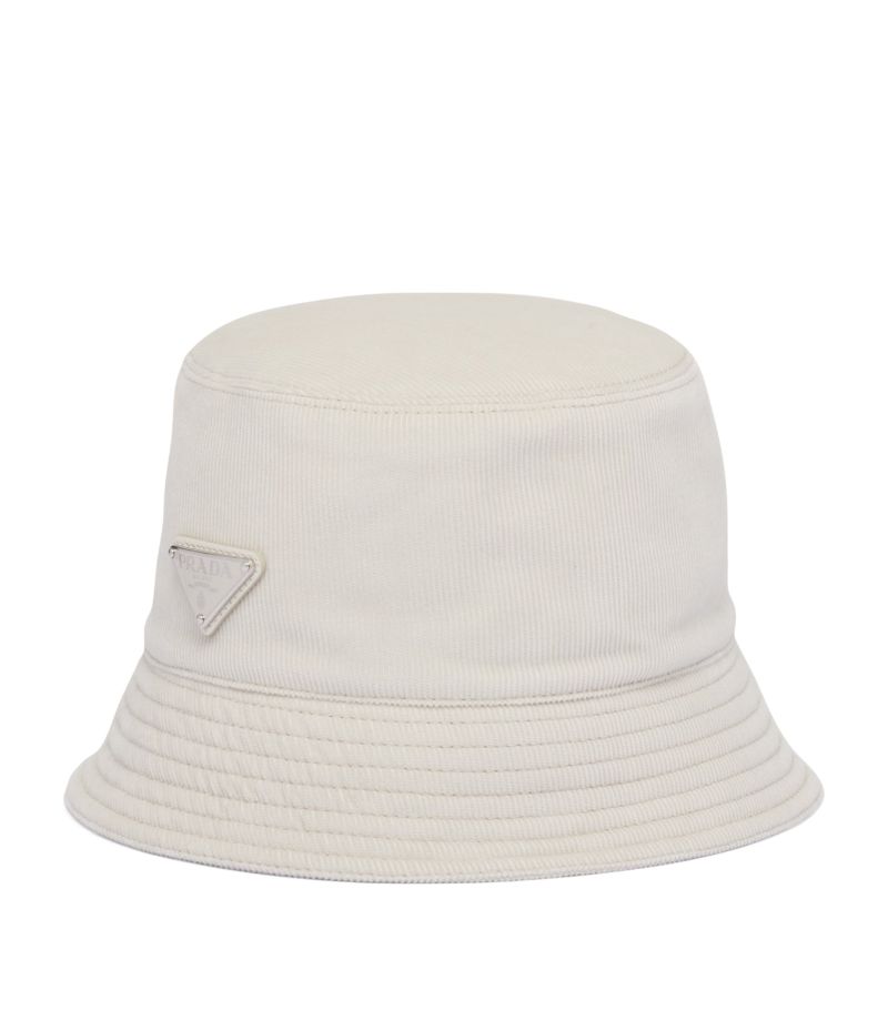 Prada Prada Corduroy Bucket Hat