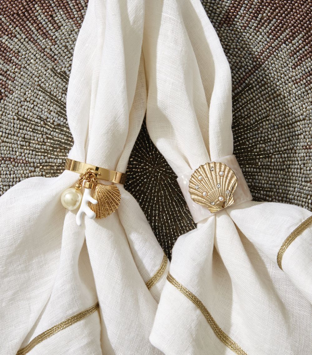 Joanna Buchanan Joanna Buchanan Shell Napkin Rings (Set Of 4)