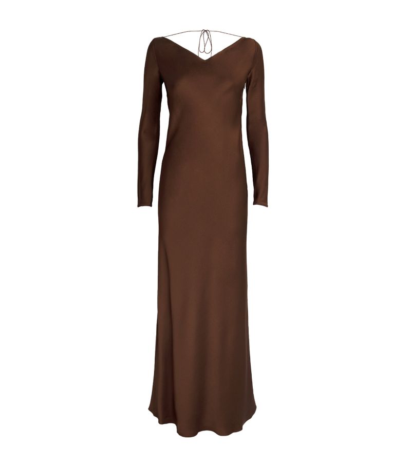 Anna October Anna October Satin Andarta Maxi Dress