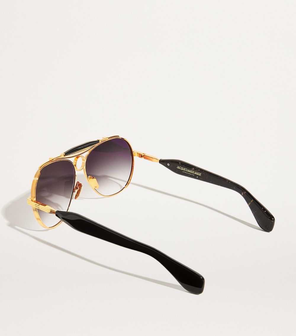 Jacques Marie Mage Jacques Marie Mage Aspen Aviator Sunglasses