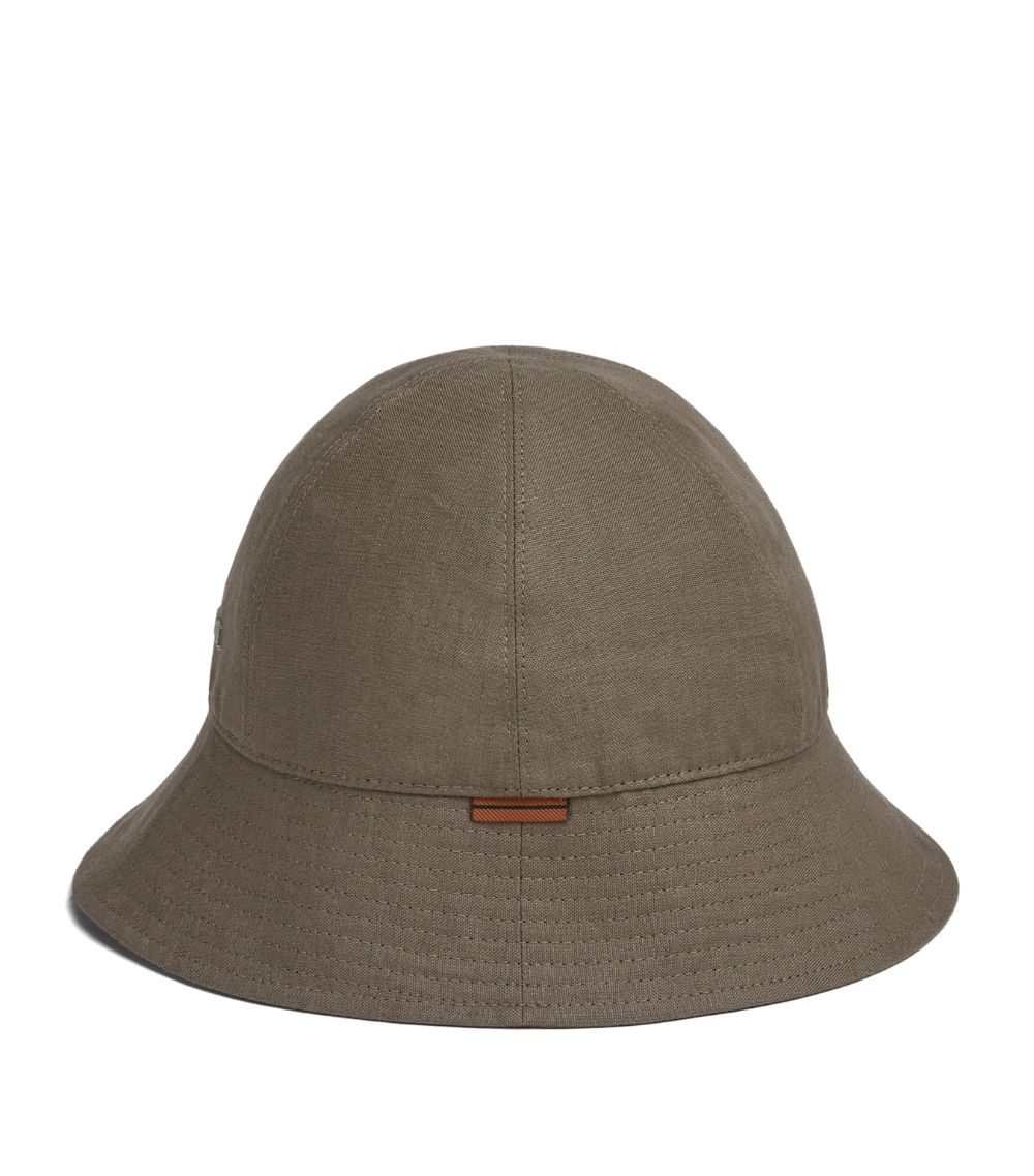 zegna Zegna Oasi Lino Bucket Hat