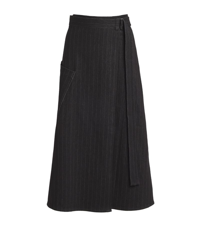 Max & Co. Max & Co. Striped Midi Skirt