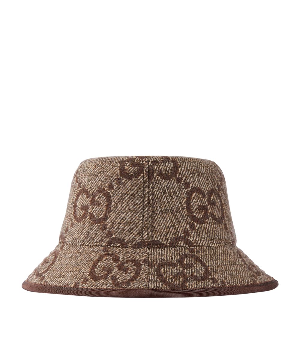 Gucci Gucci Wool Jumbo Gg Bucket Hat