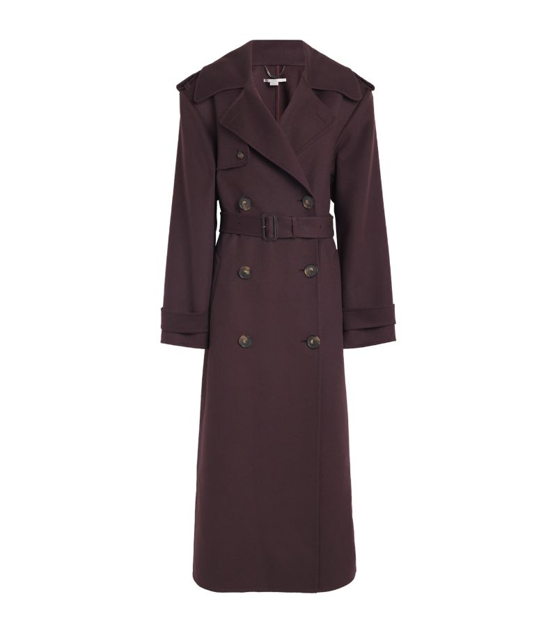 Stella McCartney Stella Mccartney Double-Breasted Trench Coat