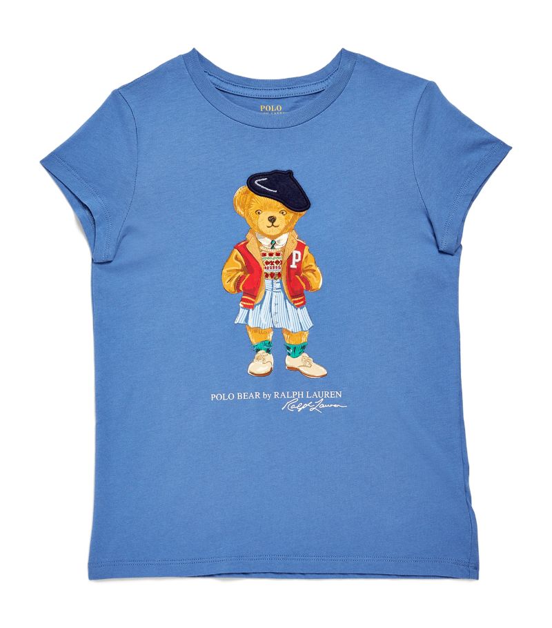 Ralph Lauren Kids Ralph Lauren Kids Appliqué Polo Bear T-Shirt (2-7 Years)