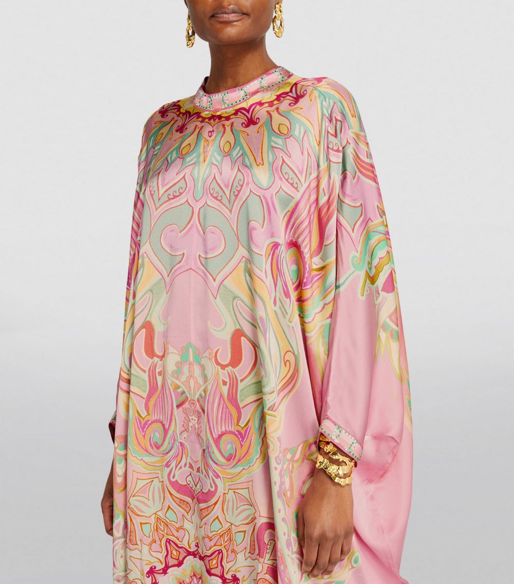 Camilla Camilla Silk Embellished Kaftan Dress