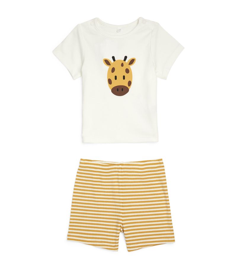 Mori MORI Giraffe T-Shirt and Shorts Set (3-24 Months)