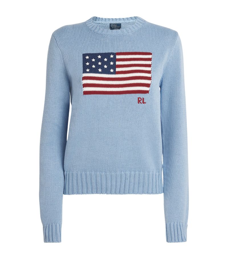 Polo Ralph Lauren Polo Ralph Lauren Intarsia American Flag Sweater