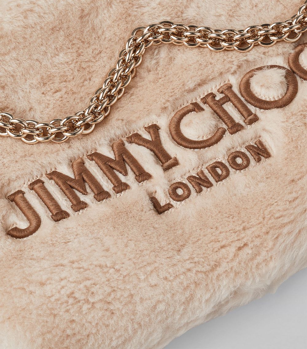 Jimmy Choo Jimmy Choo Shearling Callie Shoulder Bag