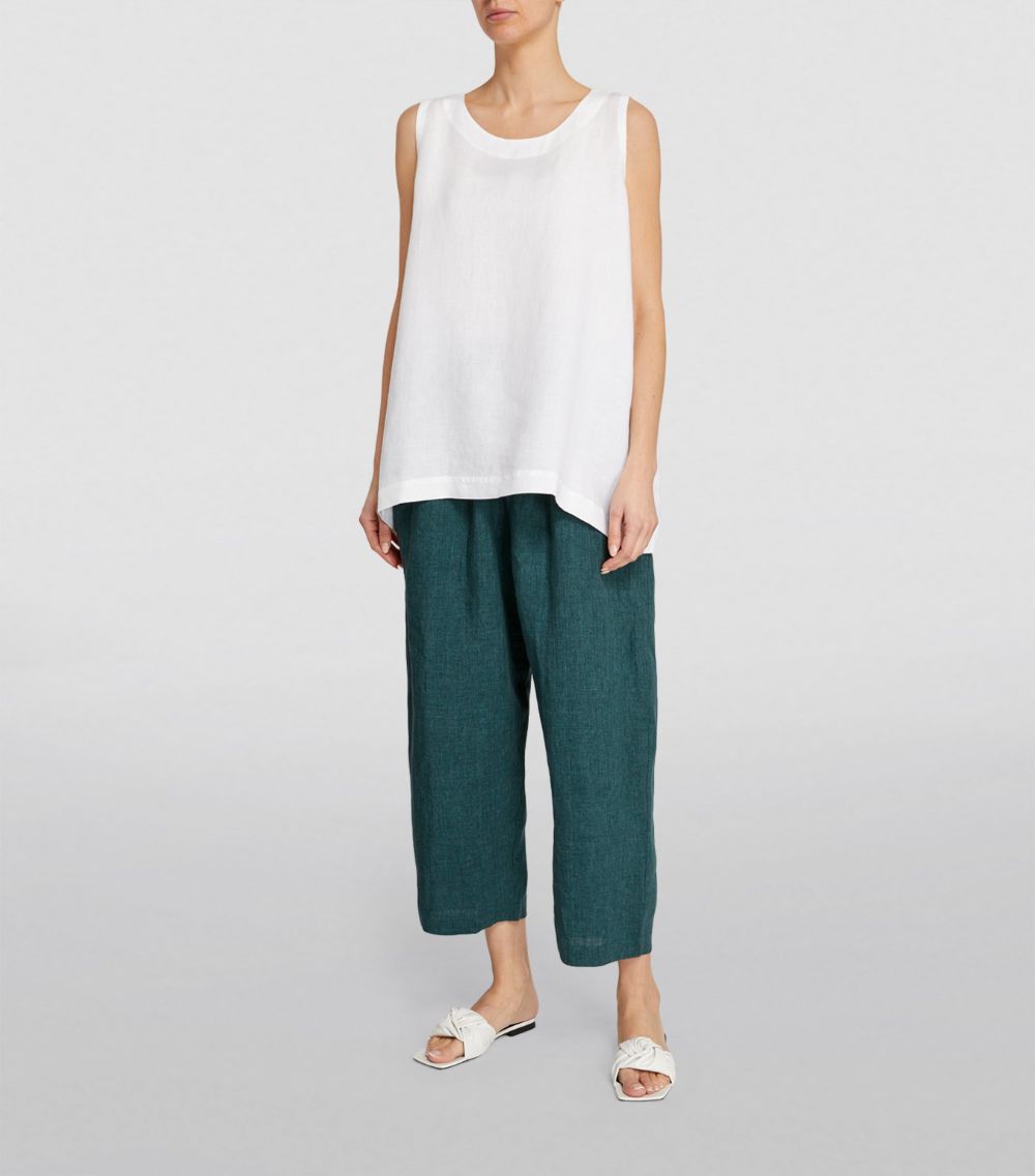 Eskandar Eskandar Linen Cropped Japanese Trousers