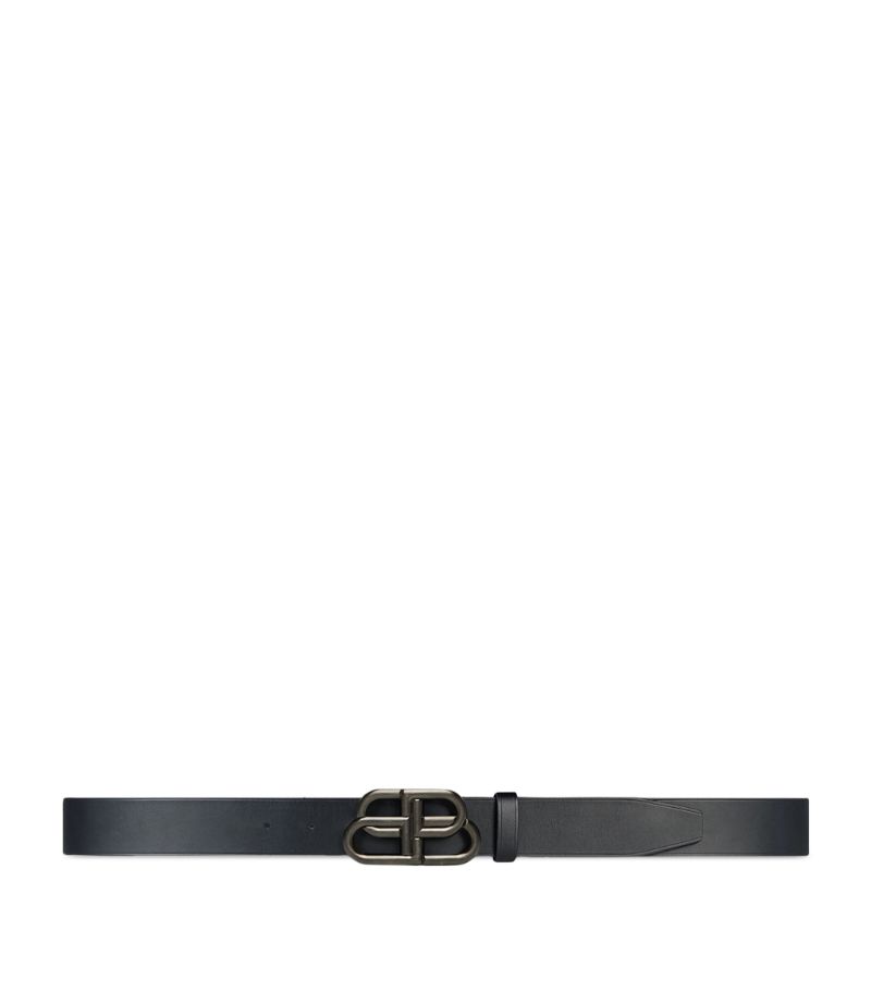 Balenciaga Balenciaga Leather Logo Belt