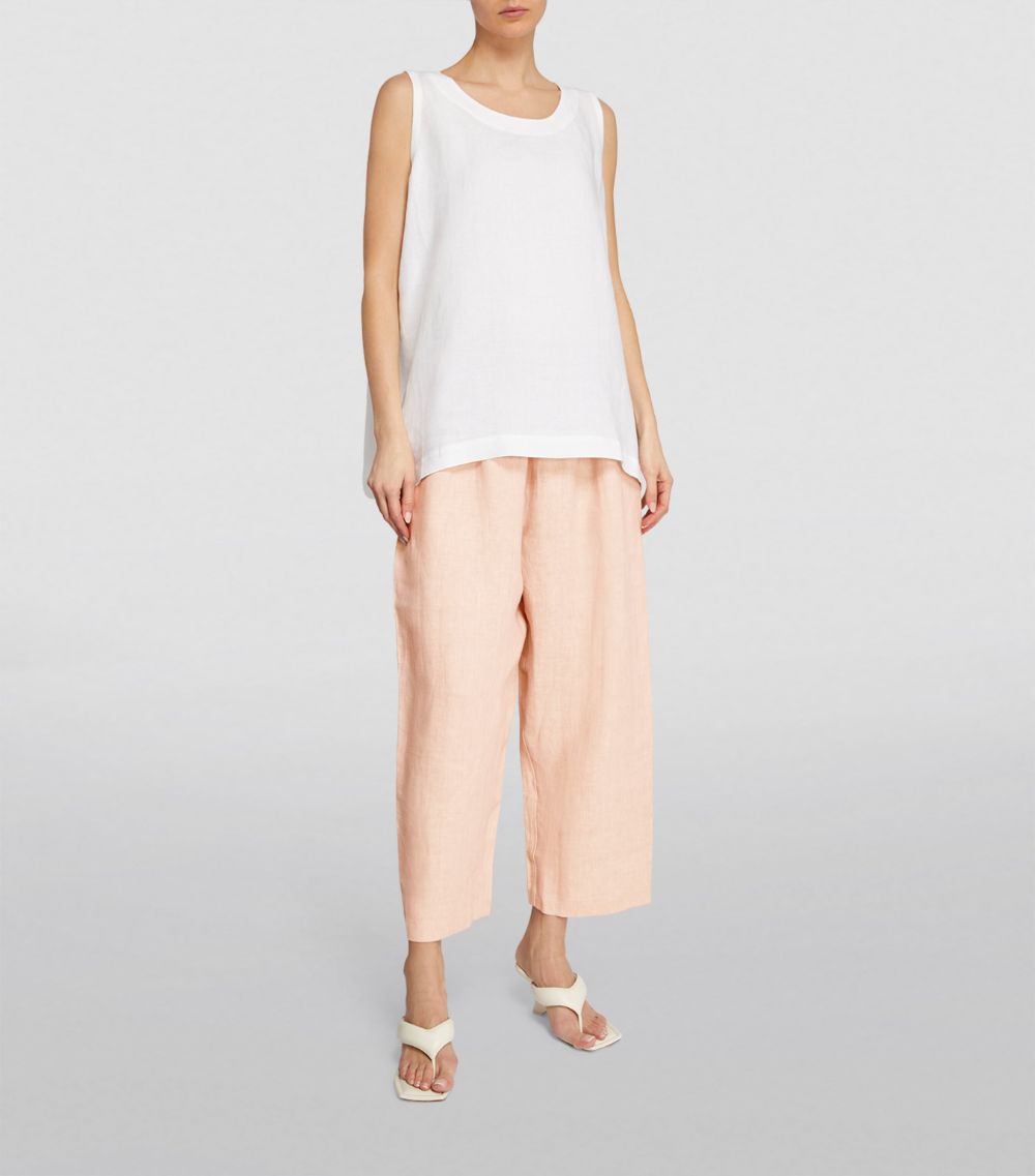 Eskandar Eskandar Linen Cropped Japanese Trousers