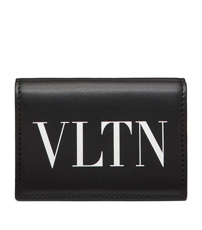 VALENTINO GARAVANI Valentino Garavani Leather Vltn Trifold Wallet