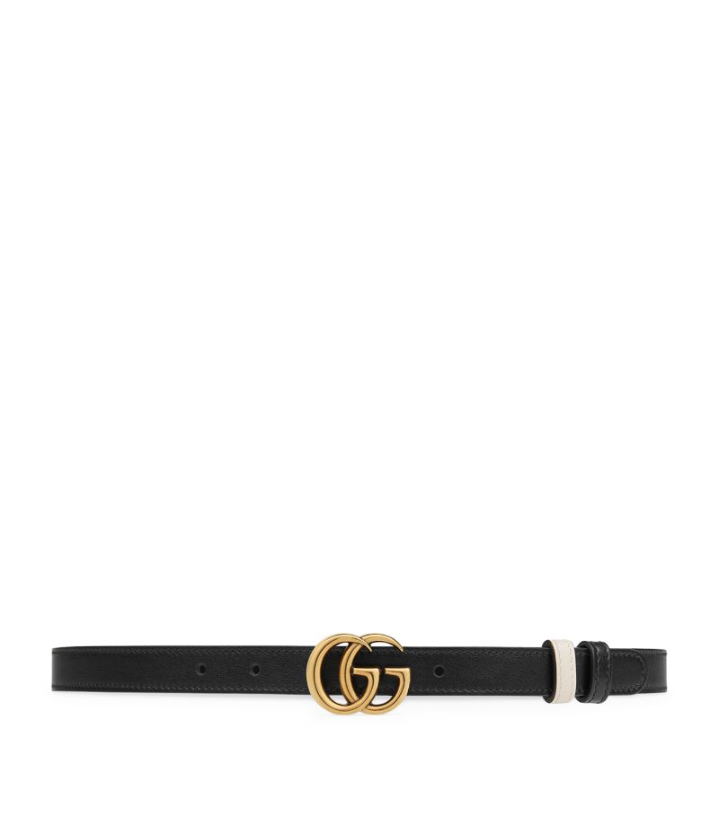 Gucci Gucci Reversible Gg Marmont Thin Belt