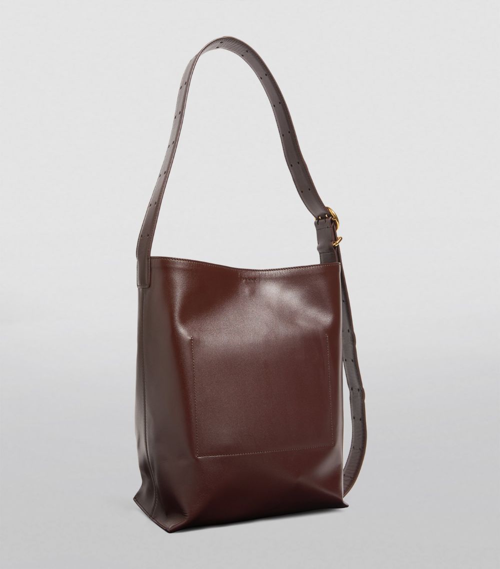 Jil Sander Jil Sander Leather Cannolo Tote Bag