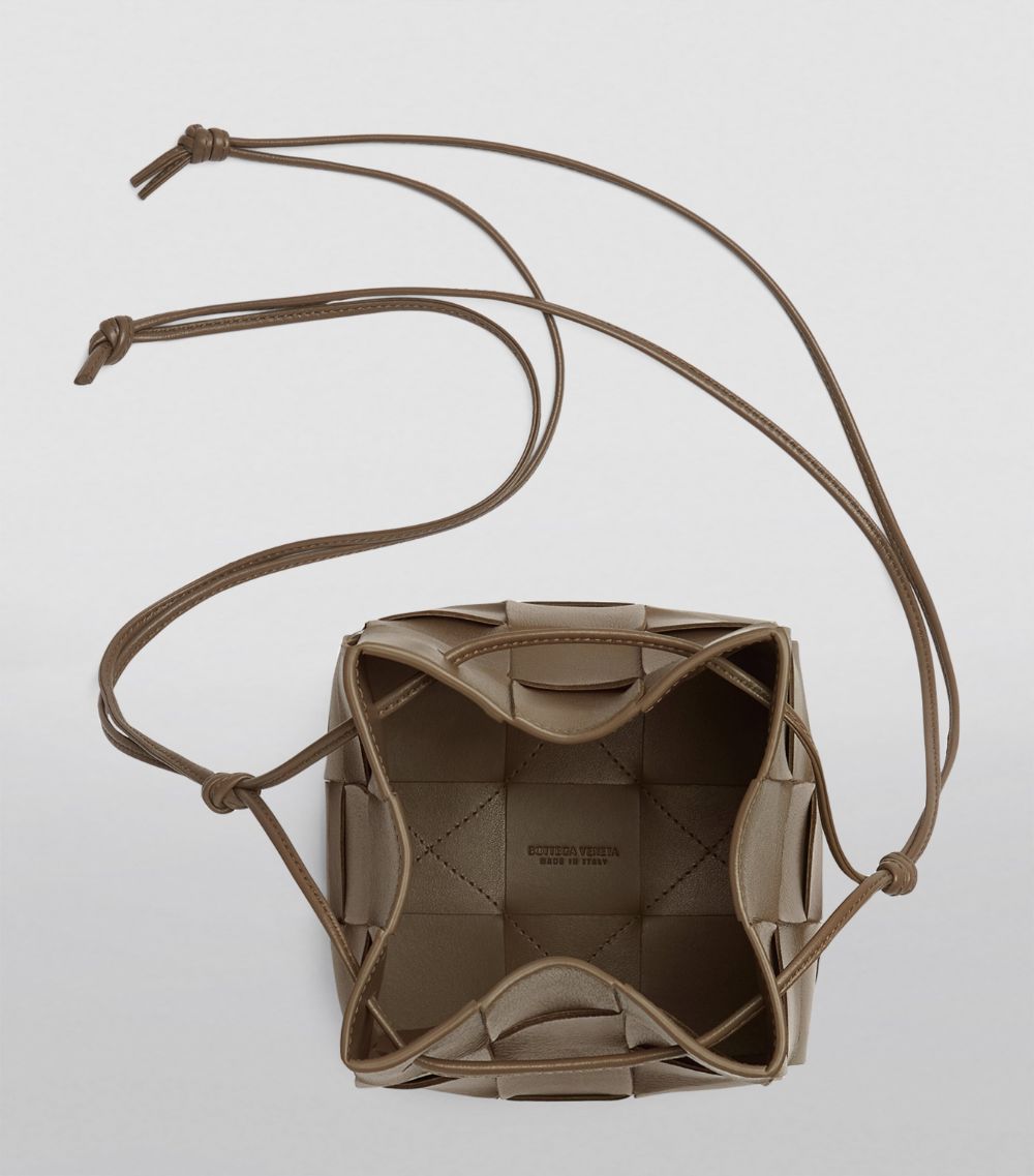 Bottega Veneta Bottega Veneta Small Lambskin Cassette Bucket Bag