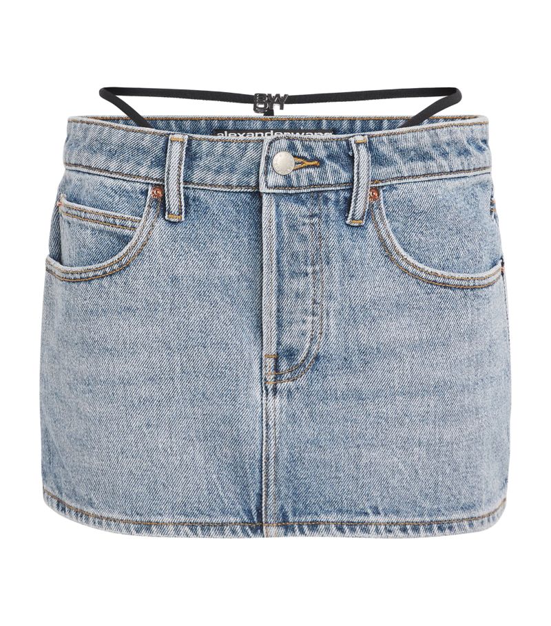 Alexander Wang Alexander Wang Denim Mini Skirt