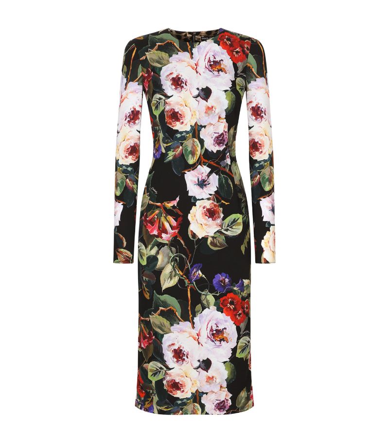 Dolce & Gabbana Dolce & Gabbana Silk Floral Print Dress